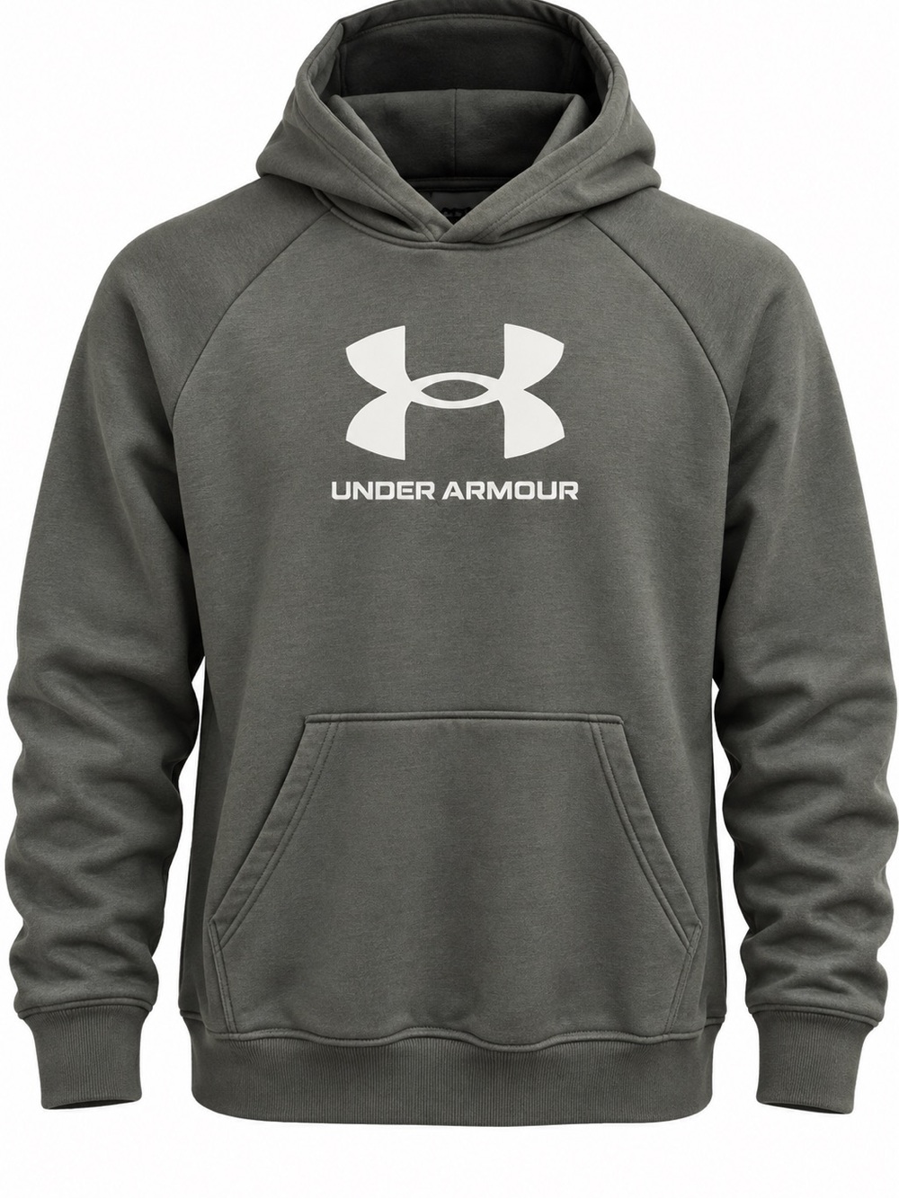 Under Armour Men's Gray Zip-Up Style Hooded Sweatshirt